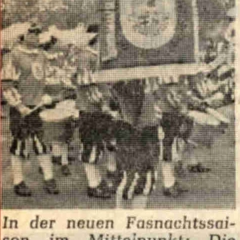 Fasnachtseröffnung des Fanfarenzuges auf dem Gottmannplatz.