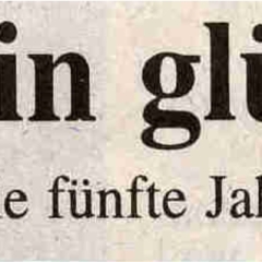 11.11. in der Linde: Zeitungsüberschrift Südkurier.