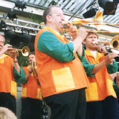 Die Clowngruppe beim Kellerfest vom Ruppaner.