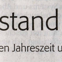 11.11. in der Linde: Zeitungsartikel.