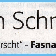 11.11. in der Linde: Zeitungsartikel.