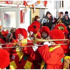 Rosenmontag: Besuch beim Närrischen Jahrmarkt in Freudental.