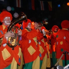 Schmutziger Donnerstag: Die Clowngruppe im K9.