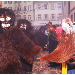 Umzug in der Stadt: Er hatte alle Hände voll zu tun.