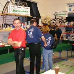 1. Männerballett-Treffen vom Schneeschreck: Auch die Tombola stand bereits.