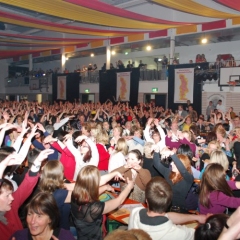 Männerballett-Treffen vom Schneeschreck: Das Publikum war begeistert.