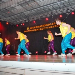 Männerballett-Treffen vom Schneeschreck: Das reguläre Männerballett der Schneckenburg.