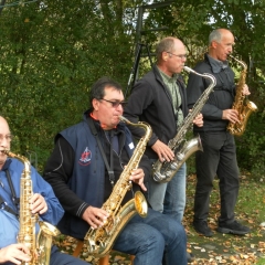 Die Clowngruppe auf dem Probewochenende in Maria am See.