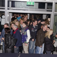 Männerballett-Treffen vom Schneeschreck: Dann war der Einlass der Massen.