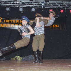 Männerballett-Treffen vom Schneeschreck: Das Männerballett der Schneckenburg.