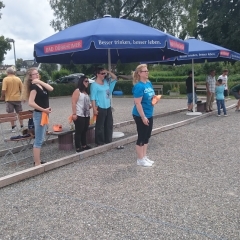 Boule-Turnier der Schneckenburg: Das Turnier war voll im Gange.