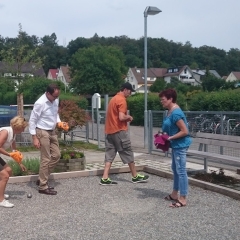 Boule-Turnier der Schneckenburg: Das Turnier war voll im Gange