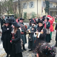 Umzug am Fasnachtssonntag: Als nächstes folgte der Räuber.