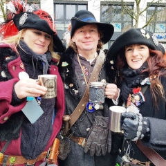 Schmutziger Donnerstag: Der Schneckenbürgler Räuber auf dem Augustinerplatz.