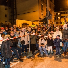 Verbrennung auf dem Stephansplatz: Die vielen Zuschauer warteten gespannt auf das Spektakel.