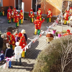 Rosenmontag: Nächster Halt war das Don Bosco Haus.