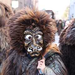 Umzug in Konstanz: Der Schneeschreck während dem Umzug.