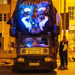 Verbrennung auf dem Stephansplatz: Der Schneeschreck.