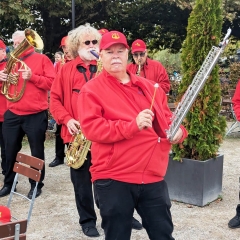 Auftritt der Clowngruppe in der Mole in Radolfzell.