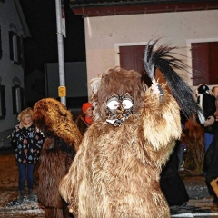 Seenarrentreffen Allensbach: Der Schneeschreck beim Nachtumzug.