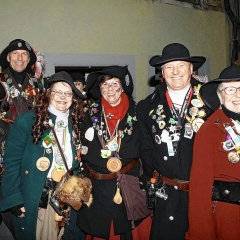 Rosenmontag: Der Räuber war am Abend auch unterwegs.