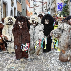 Umzug der Vereinigung Konstanzer Narrengesellschaften: Der Schneeschreck beim Umzug.