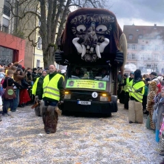 Umzug der Vereinigung Konstanzer Narrengesellschaften: Der Schneeschreck beim Umzug.